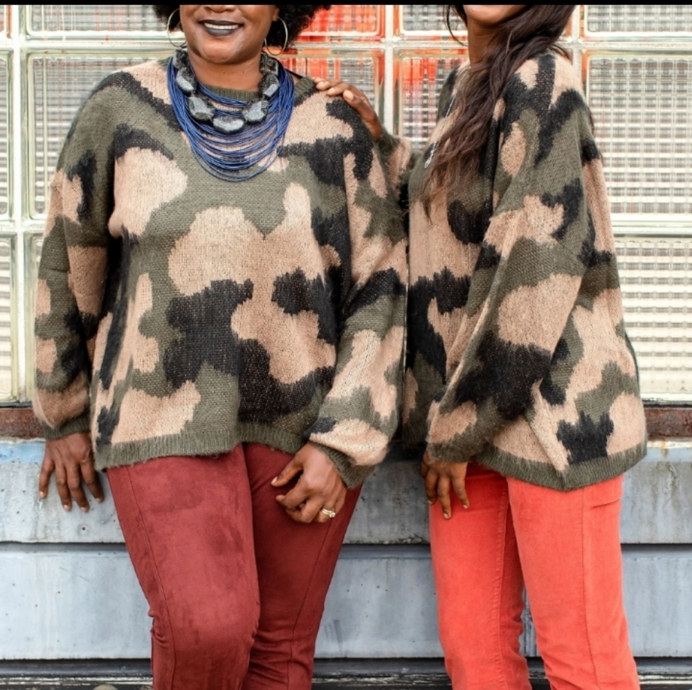 Camouflage sweater